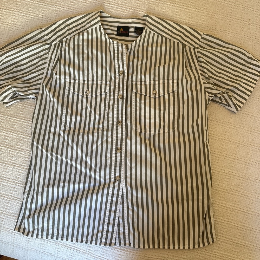 Women's Casual Striped Button Down Shirt